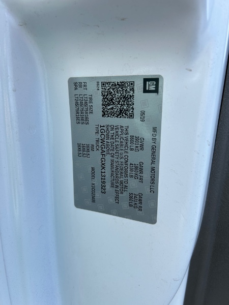 2019 Chevrolet Express Cargo Work Van - Photo 13