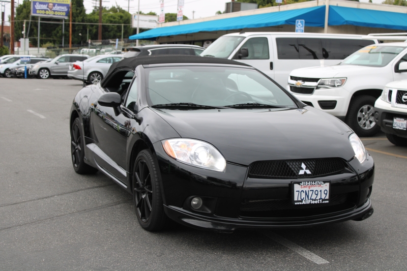 Black 2009 Mitsubishi Eclipse Spyder GT Convertible Front-Wheel Drive 6-Speed Manual