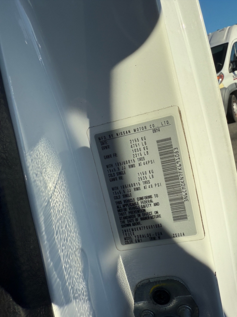 2015 Nissan NV200 S photo 15