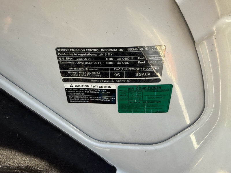 2015 Nissan NV200 S photo 14