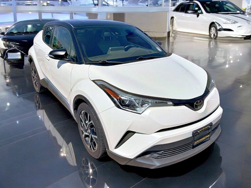 White 2019 Toyota C-HR SUV / Crossover Front-Wheel Drive 7-Speed CVT