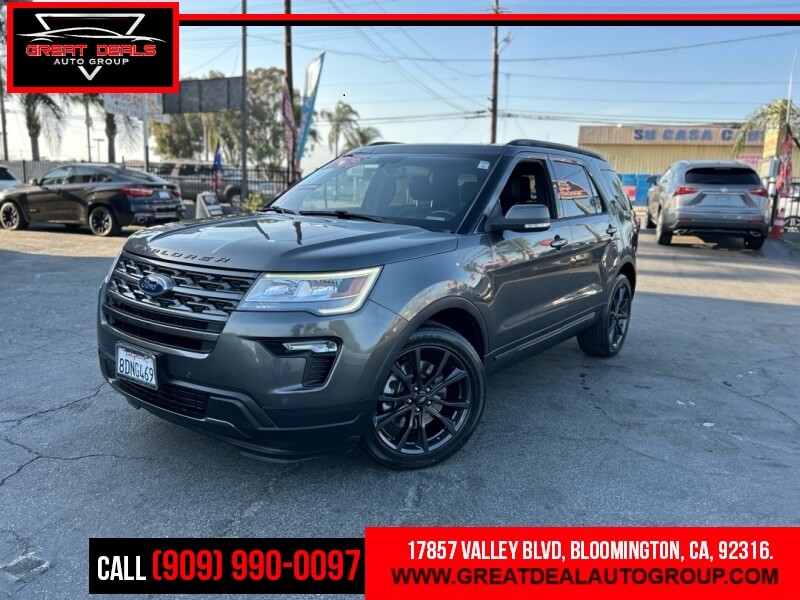 Dk. Gray 2018 Ford Explorer XLT SUV / Crossover Front-Wheel Drive 6-Speed Automatic