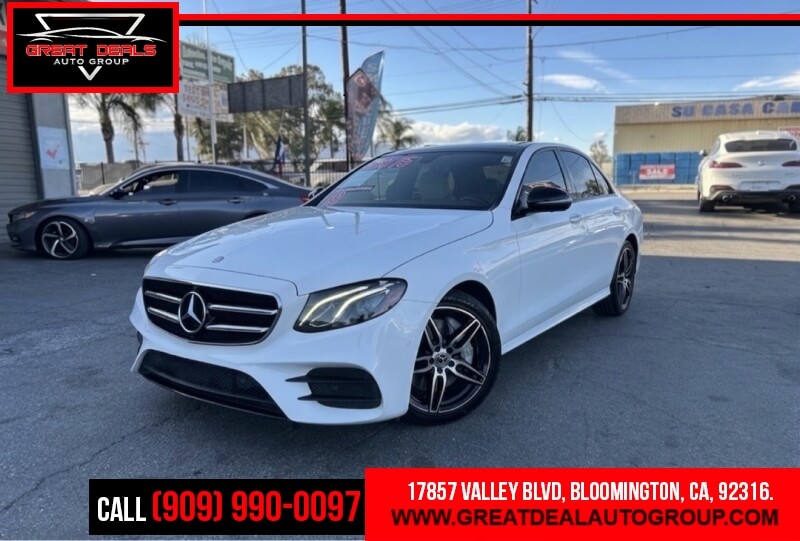 Off white 2019 Mercedes-Benz E-Class E 450 4MATIC Sedan AWD Sedan All-Wheel Drive 9-Speed Automatic