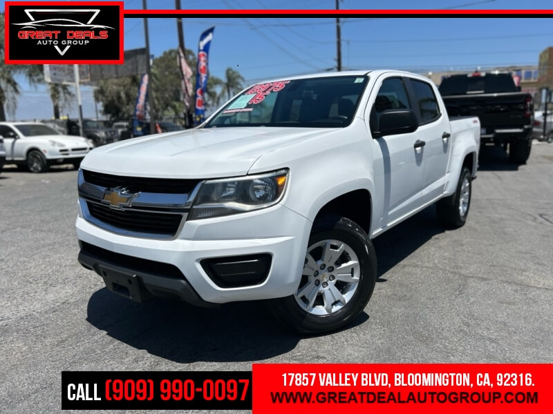 White 2015 Chevrolet Colorado Pickup Truck Four-Wheel Drive 6-Speed Automatic