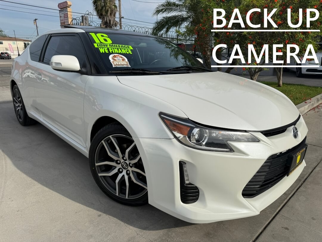 White 2016 Scion tC Base Coupe Front-Wheel Drive 6-Speed Automatic