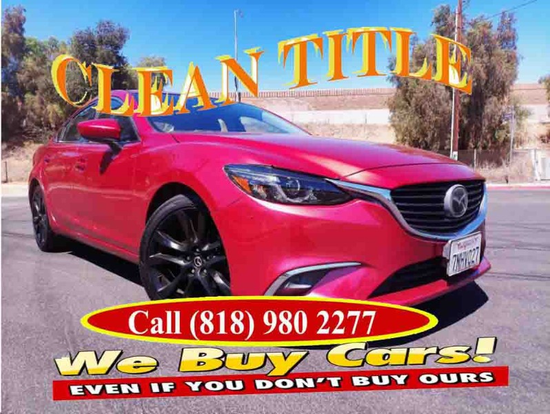 Red 2016 Mazda MAZDA6 Sedan Front-Wheel Drive 6-Speed Automatic