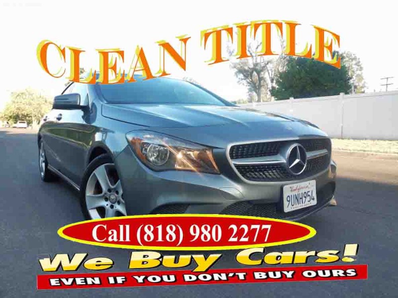 Gray 2016 Mercedes-Benz CLA Sedan Front-Wheel Drive 7-Speed Automatic