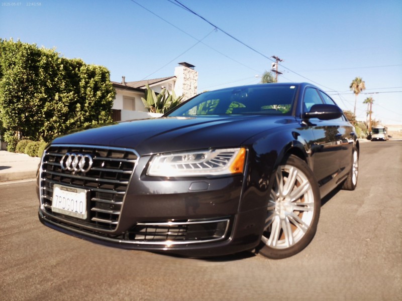 Dk. Gray 2016 Audi A8 Sedan All-Wheel Drive 8-Speed Automatic