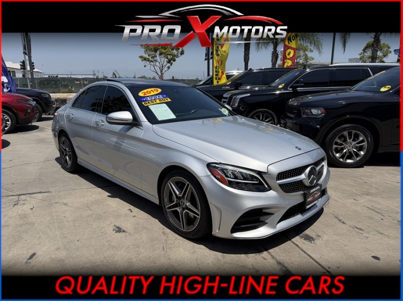 Silver 2019 Mercedes-Benz C-Class C 300 RWD Sedan Rear-Wheel Drive 9-Speed Automatic